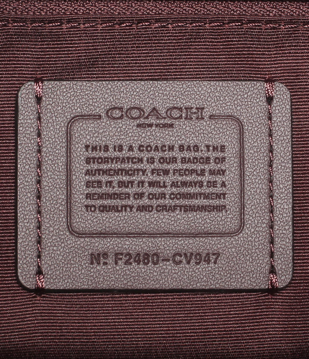 美品 COACH トートバッグ フェイ ドローストリング CV947 レディース コーチ