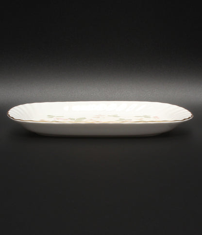 WEDGWOOD スパイラルトレイ スクエア 皿 21cm ワイルドストロベリー ウェッジウッド