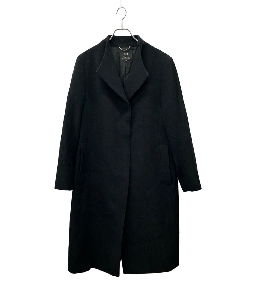 23区 ロングコート 25AW ウールカシミヤビーバー スタンドカラー コート SCWOGW0504 レディース SIZE 44 (L) ニジュウサンク