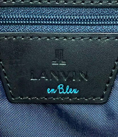 LANVIN en Bleu 2way ビジネスバッグ ブリーフケース ショルダーバッグ 斜め掛け メンズ ランバンオンブルー