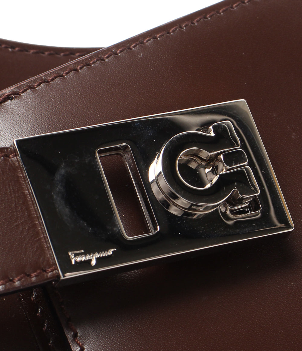Salvatore Ferragamo ショルダーバッグ 肩掛け ワンショルダー ガンチーニ AQ-21 0170 レディース サルヴァトーレフェラガモ