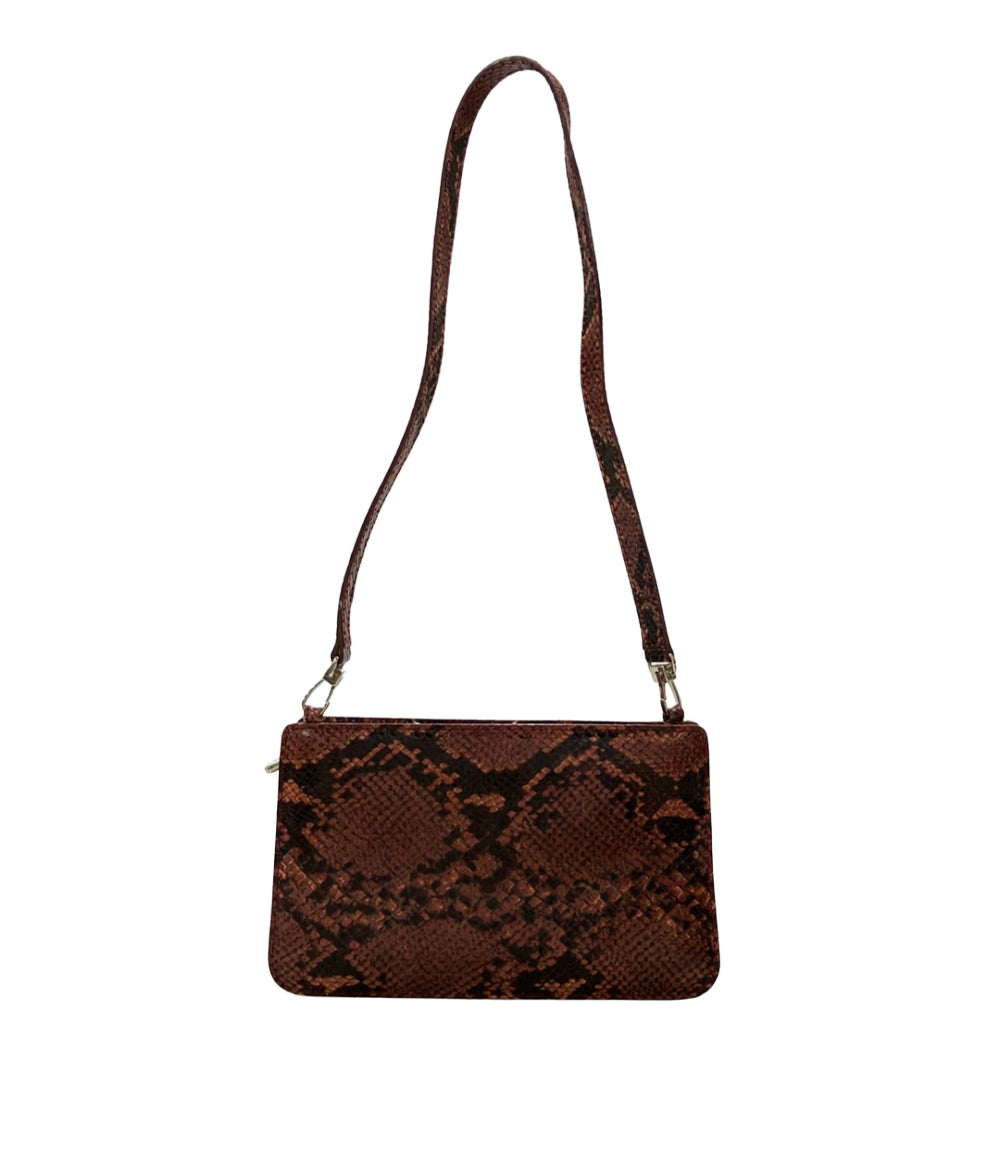 FURLA ショルダーバッグ 肩掛け パイソン柄 レディース フルラ