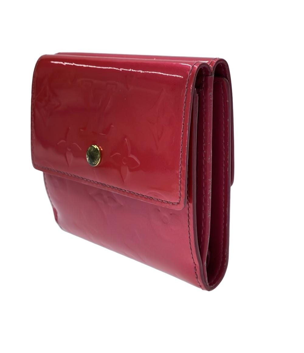 訳あり LOUIS VUITTON Wホック 二つ折り財布 ポルトモネビエカルト