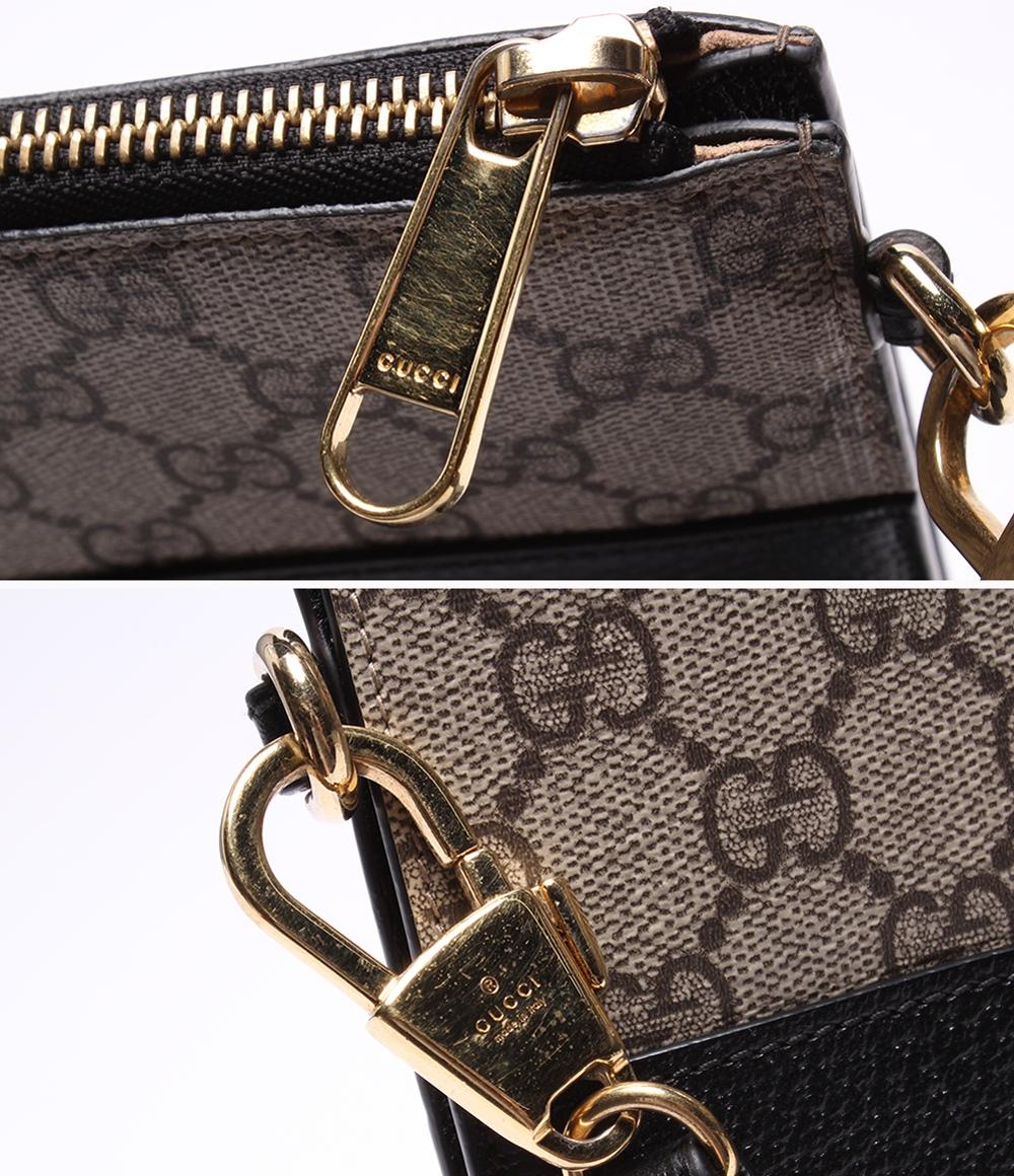 グッチ クラッチバッグ セカンドバッグ カットアウト インターロッキングG GGスプリーム 723320 ユニセックス GUCCI
