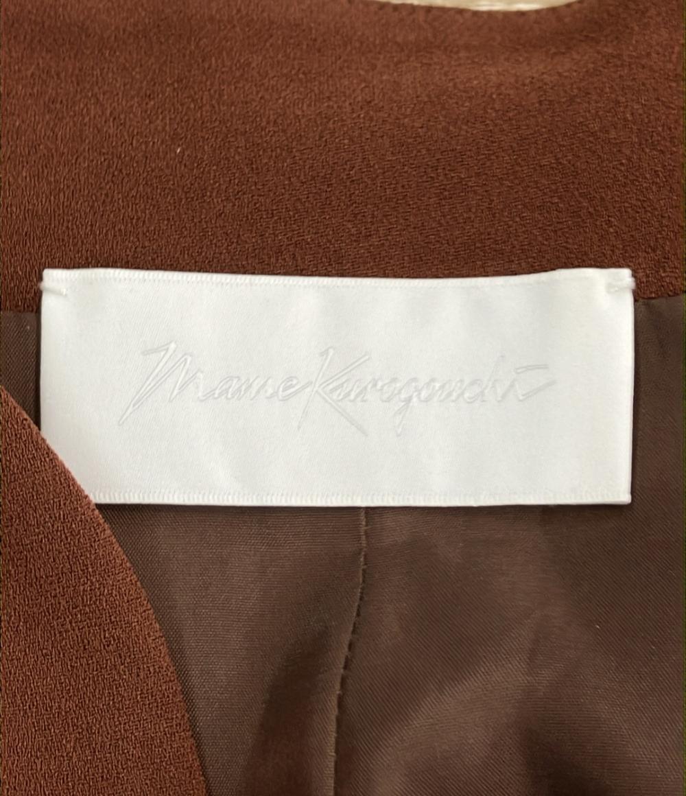 Mame Kurogouchi 半袖ワンピース ボリュームスリーブ Volume Sleeve Dress MM20FW-DR032 レディース SIZE 2 (M) マメクロゴウチ