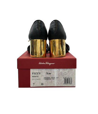 Salvatore Ferragamo サンダル レディース SIZE 7 D サルヴァトーレフェラガモ
