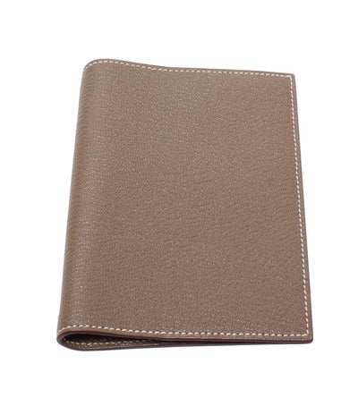 美品 HERMES 手帳カバー  B刻印 シルバー金具 アジェンダGM レディース メンズ エルメス