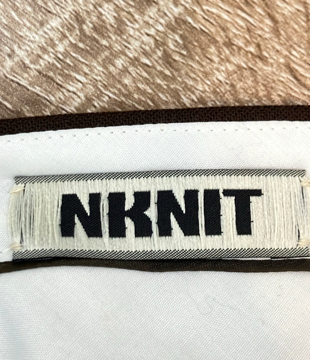 NKNIT スラックスパンツ ワイド センタープレス 25SS N25SS-106 レディース SIZE 2 (M) ンニット