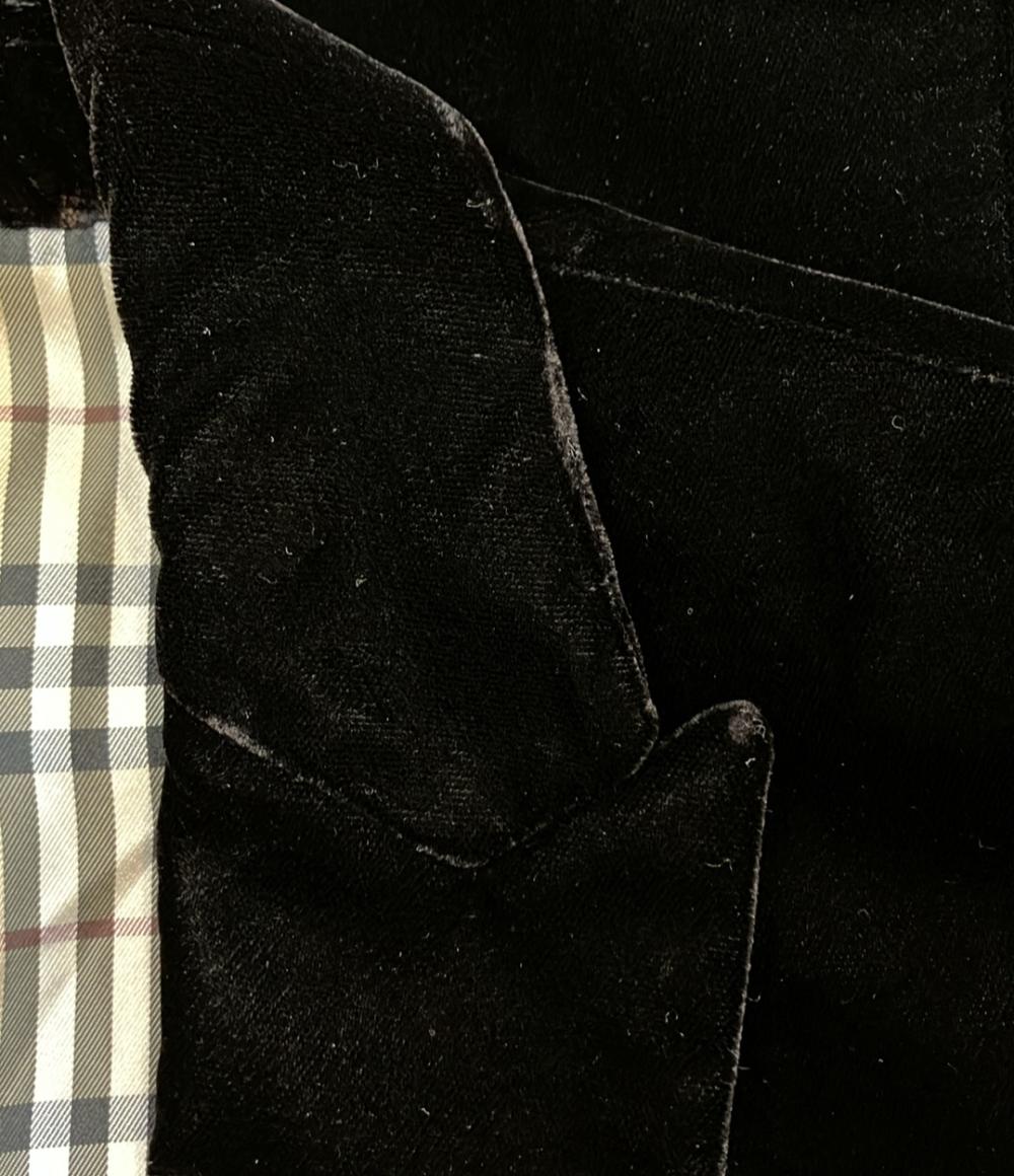BURBERRY BLACK LABEL テーラードジャケット ベロア BMP36-114-09 メンズ SIZE M バーバリーブラックレーベル