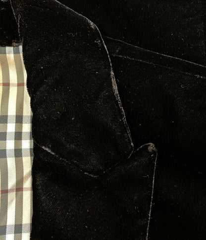 BURBERRY BLACK LABEL テーラードジャケット ベロア BMP36-114-09 メンズ SIZE M バーバリーブラックレーベル