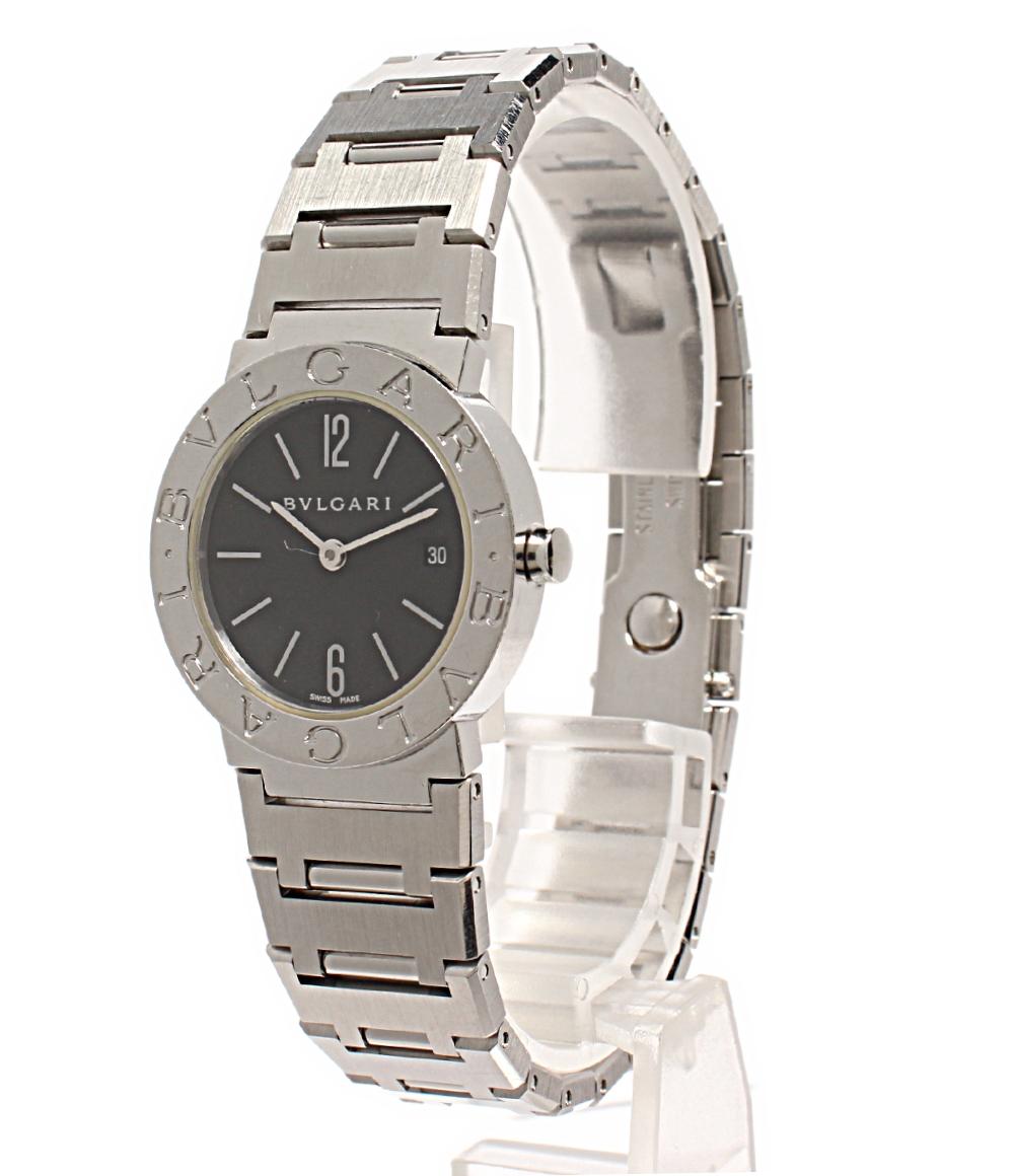 BVLGARI 腕時計 クオーツ ブラック BB26SS レディース ブルガリ