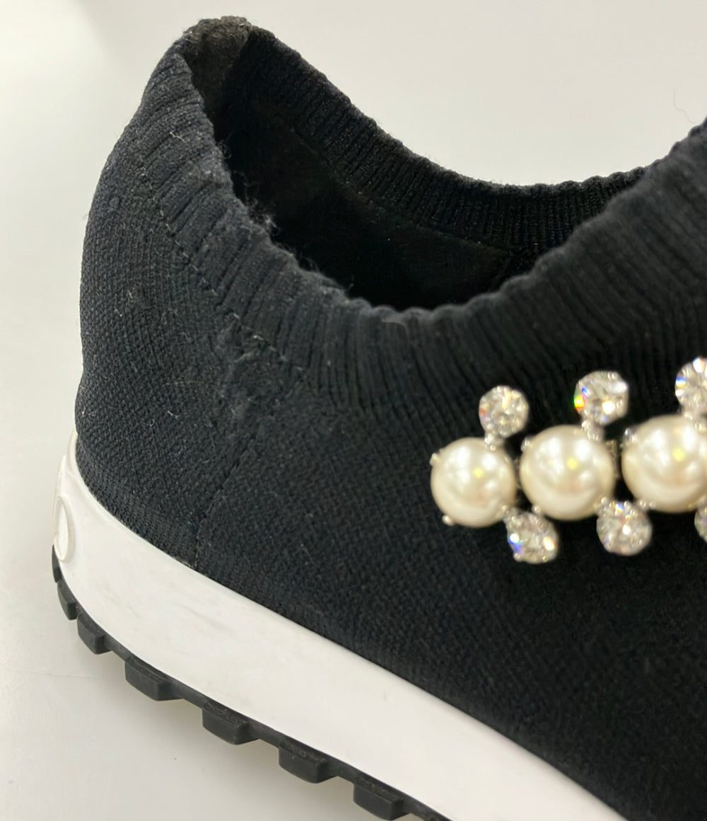 Jimmy Choo スリッポン ビジュー VERONA レディース SIZE 38 (25cm) ジミーチュウ