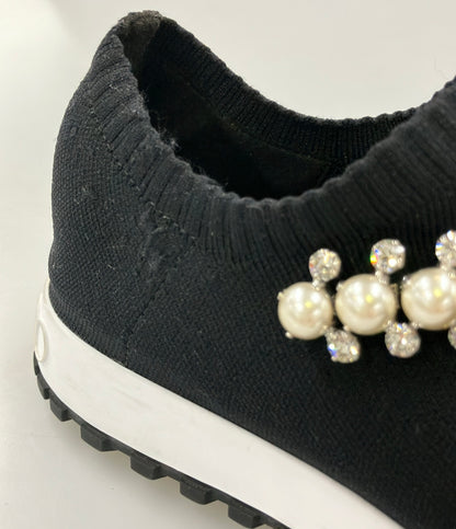 Jimmy Choo スリッポン ビジュー VERONA レディース SIZE 38 (25cm) ジミーチュウ