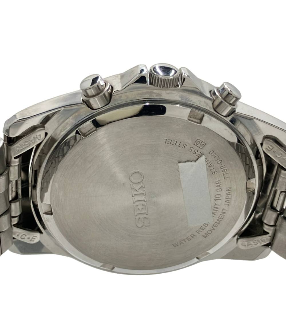 SEIKO 腕時計 クオーツ シルバー 7T92-0LH0 メンズ セイコー – Rehello