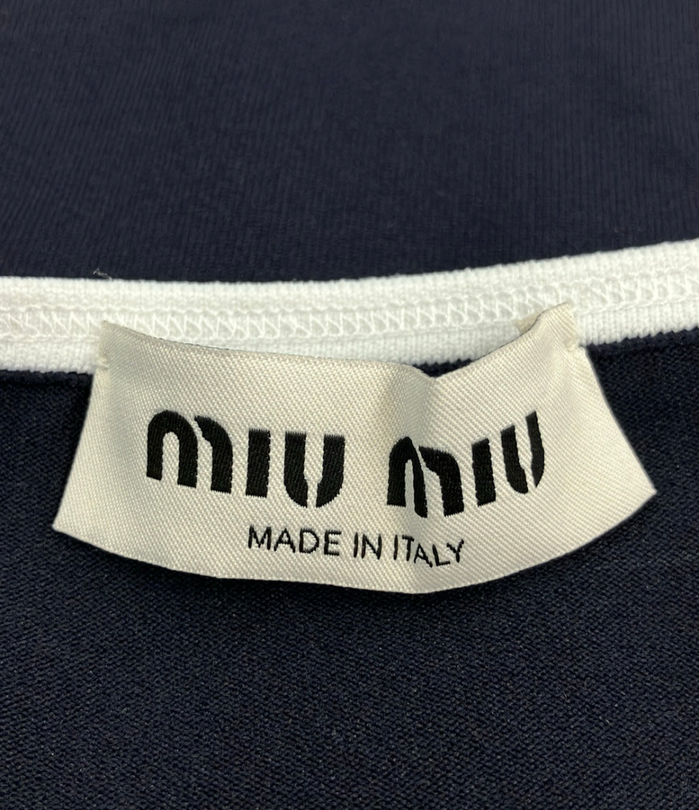 Miu Miu ショートスリーブクルーネックニット レディース SIZE 36 (XS) ミュウ ミュウ