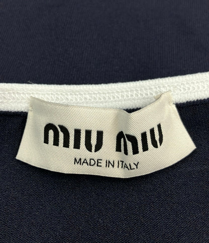 Miu Miu ショートスリーブクルーネックニット レディース SIZE 36 (XS) ミュウ ミュウ