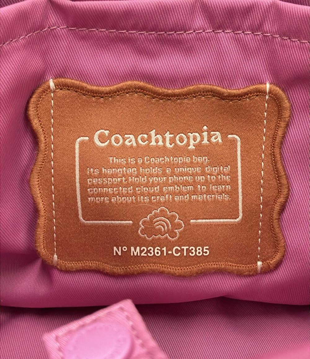 コーチトピア トートバッグ ショルダーバッグ 2WAY 斜め掛け CT385 レディース Coachtopia Coachtopia トートバッグ ショルダーバッグ 2WAY 斜め掛け CT385