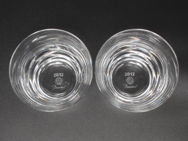 Baccarat イヤータンブラー グラス 2点セット ペア 2012 ローラ バカラ