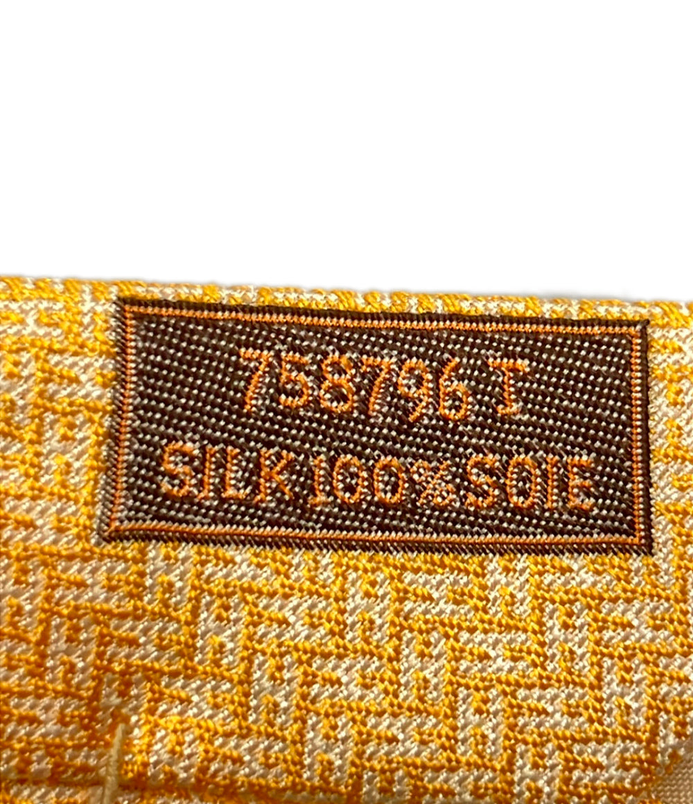 HERMES ネクタイ シルク100% メンズ エルメス