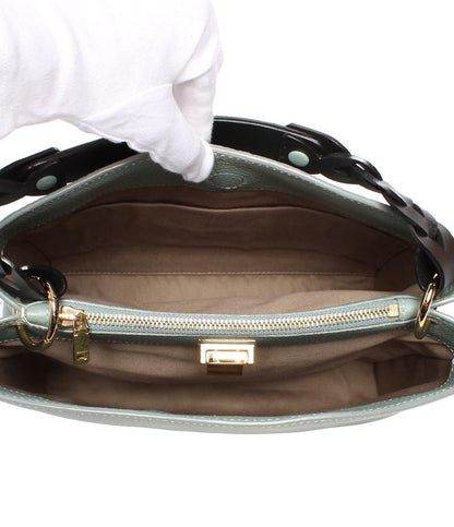 美品 バリー 2wayハンドバッグ ショルダーバッグ 斜め掛け レディース BALLY