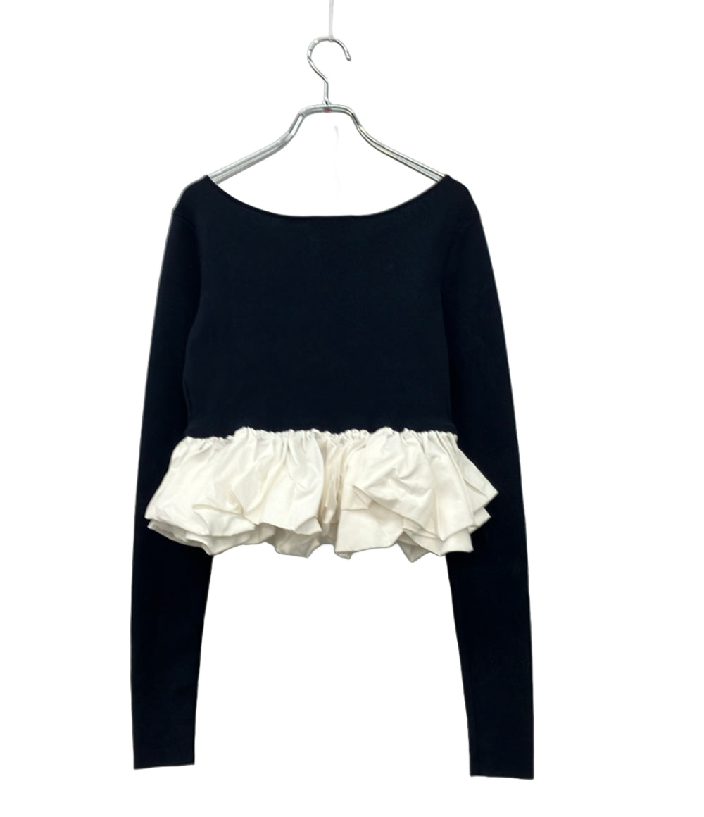 CLANE 長袖ニット W BALLOON SHORT KNIT 10106-2063 レディース SIZE 1 (S) クラネ