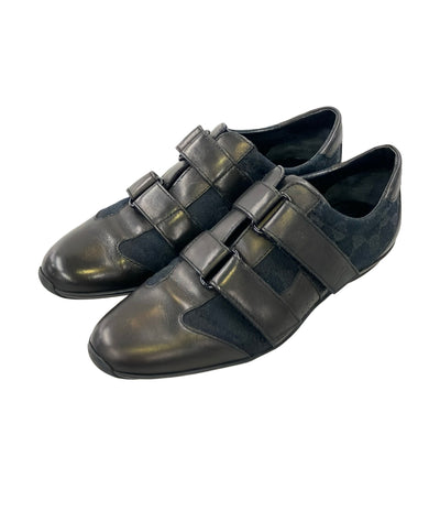 GUCCI レザースニーカー GG柄 ダブルベルクロ レディース SIZE 37 (23.5cm) グッチ