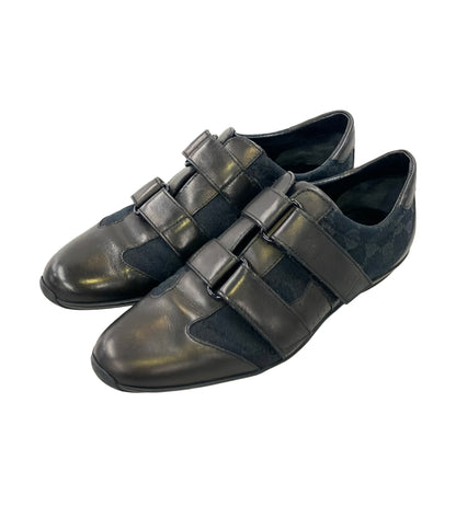 GUCCI レザースニーカー GG柄 ダブルベルクロ レディース SIZE 37 (23.5cm) グッチ