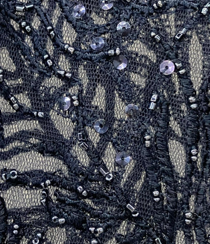 TADASHI SHOJI ドレス 半袖 ロング スパンコール フォーマル YR080L レディース SIZE 6 (M) タダシショージ