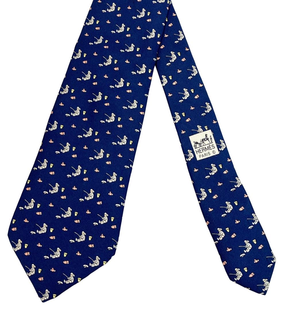 エルメス ネクタイ シルク100% メンズ HERMES