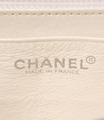 CHANEL チェーンショルダーバッグ ダブルチェーン シルバー金具 6番台 肩掛け チョコバー レディース シャネル