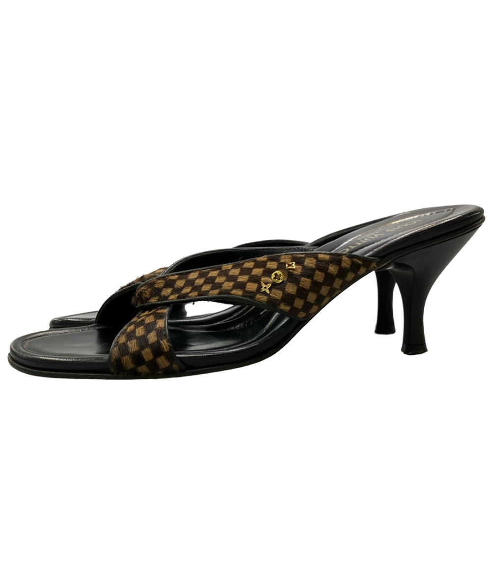 Louis Vuitton クロスストラップミュール LOUIS VUITTON クロスストラップミュール レディース SIZE 36 1/2 ルイ