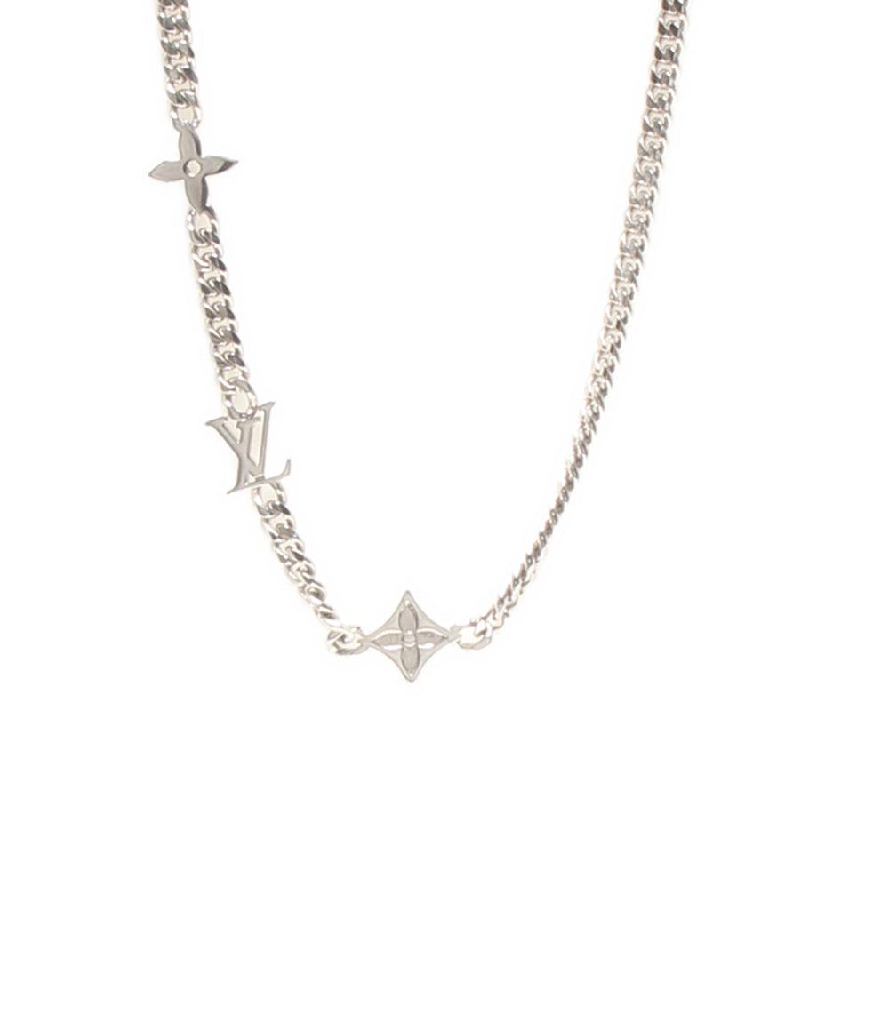 美品 LOUIS VUITTON ネックレス モノグラム ロウ M01490 RM3235 メンズ