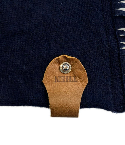 ゼン 長袖フリンジカーディガン カシミヤ レディース THEN