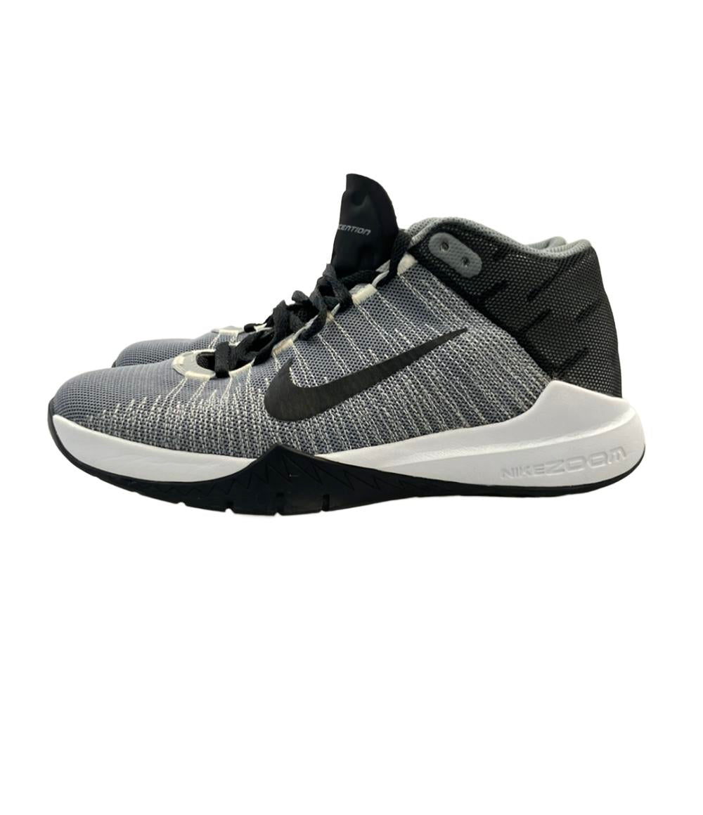 NIKE ミドルカットスニーカー バスケットボールシューズ ZOOM ASCENTION GS 834319-002 キッズ SIZE 24.0 (M) ナイキ