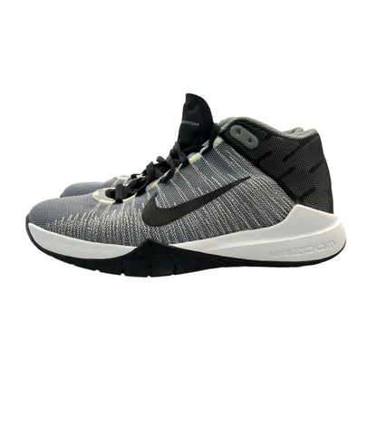 NIKE ミドルカットスニーカー バスケットボールシューズ ZOOM ASCENTION GS 834319-002 キッズ SIZE 24.0 (M) ナイキ