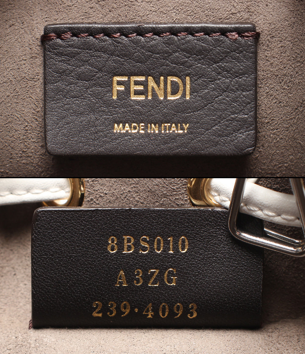 美品 FENDI 2WAYハンドバッグ ショルダーバッグ 肩掛け モン トレゾール 8BS010 レディース フェンディ