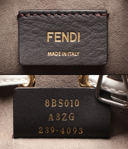 美品 FENDI 2WAYハンドバッグ ショルダーバッグ 肩掛け モン トレゾール 8BS010 レディース フェンディ