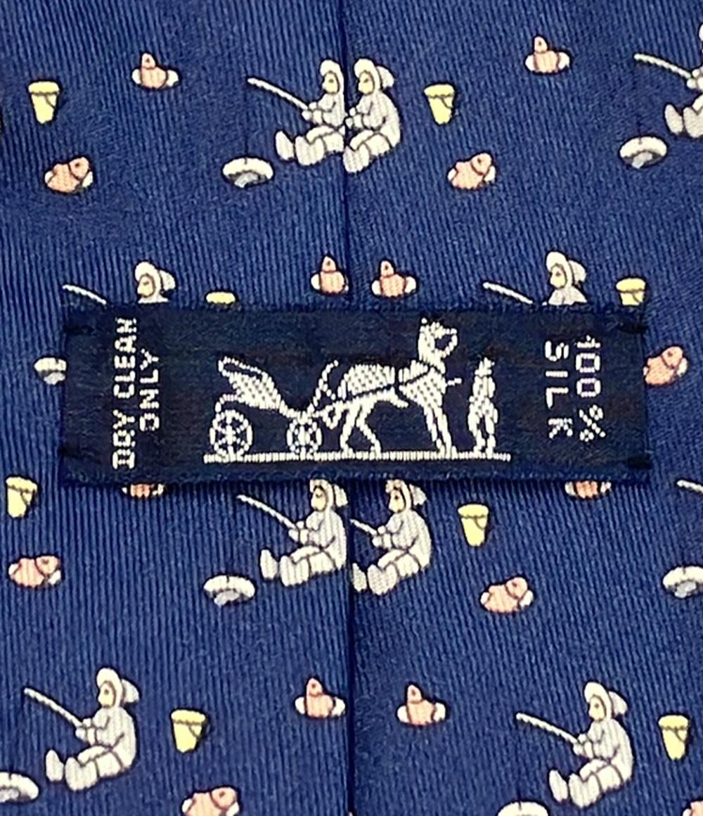 エルメス ネクタイ シルク100% メンズ HERMES