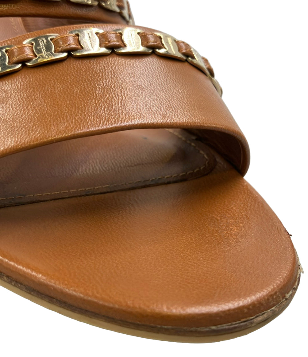 Salvatore Ferragamo ヴァラ チェーンサンダル レディース SIZE US 6 サルヴァトーレフェラガモ
