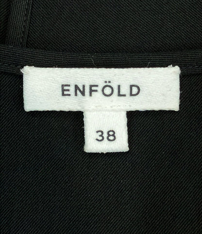 美品 ENFOLD バックホールベスト ロングベスト 23SS 300GS430-2310 レディース SIZE 38 (M) エンフォルド