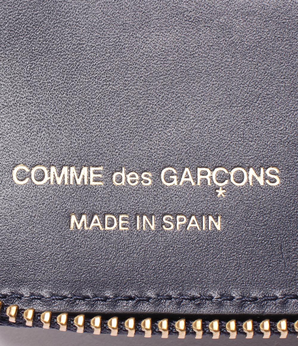 美品 コムデギャルソン ラウンドファスナー二つ折り財布 レディース COMME des GARCONS