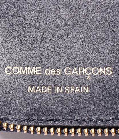 美品 コムデギャルソン ラウンドファスナー二つ折り財布 レディース COMME des GARCONS