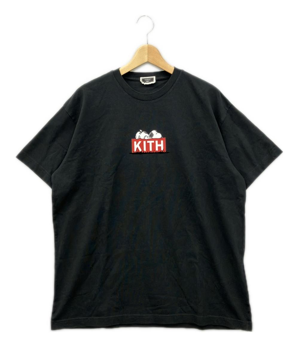 美品 キス Peanuts 半袖Tシャツ×Snoopy メンズ SIZE L KITH ピーナッツ