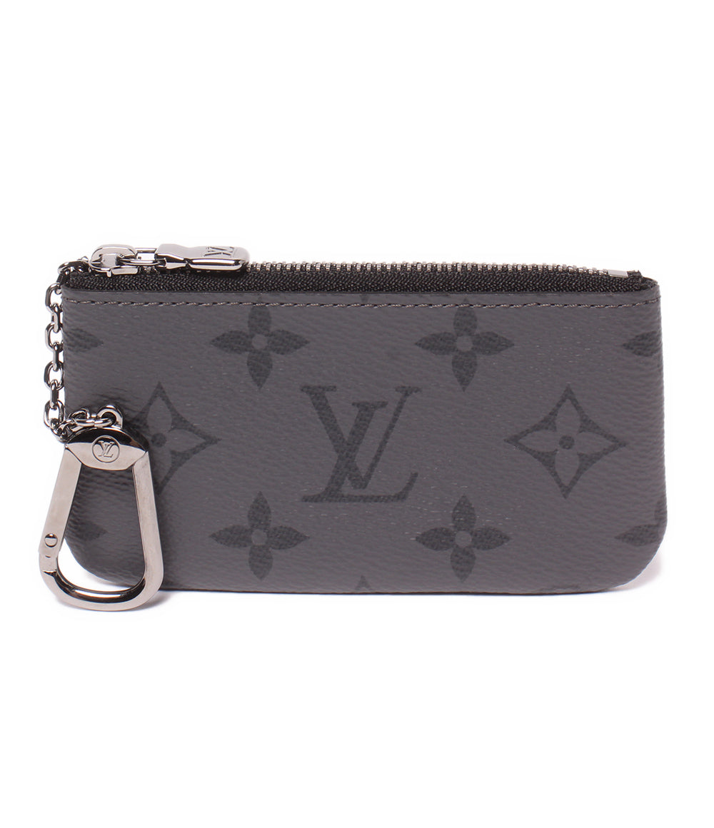 美品 LOUIS VUITTON コインケース キーリング付き ポシェット クレ モノグラム エクリプス リバース M80905 メンズ ルイ・ヴィトン