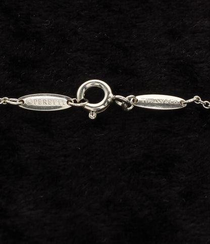 美品 TIFFANY&Co. ネックレス SV925 スモール オープンハート エルサ ペレッティ レディース ティファニー