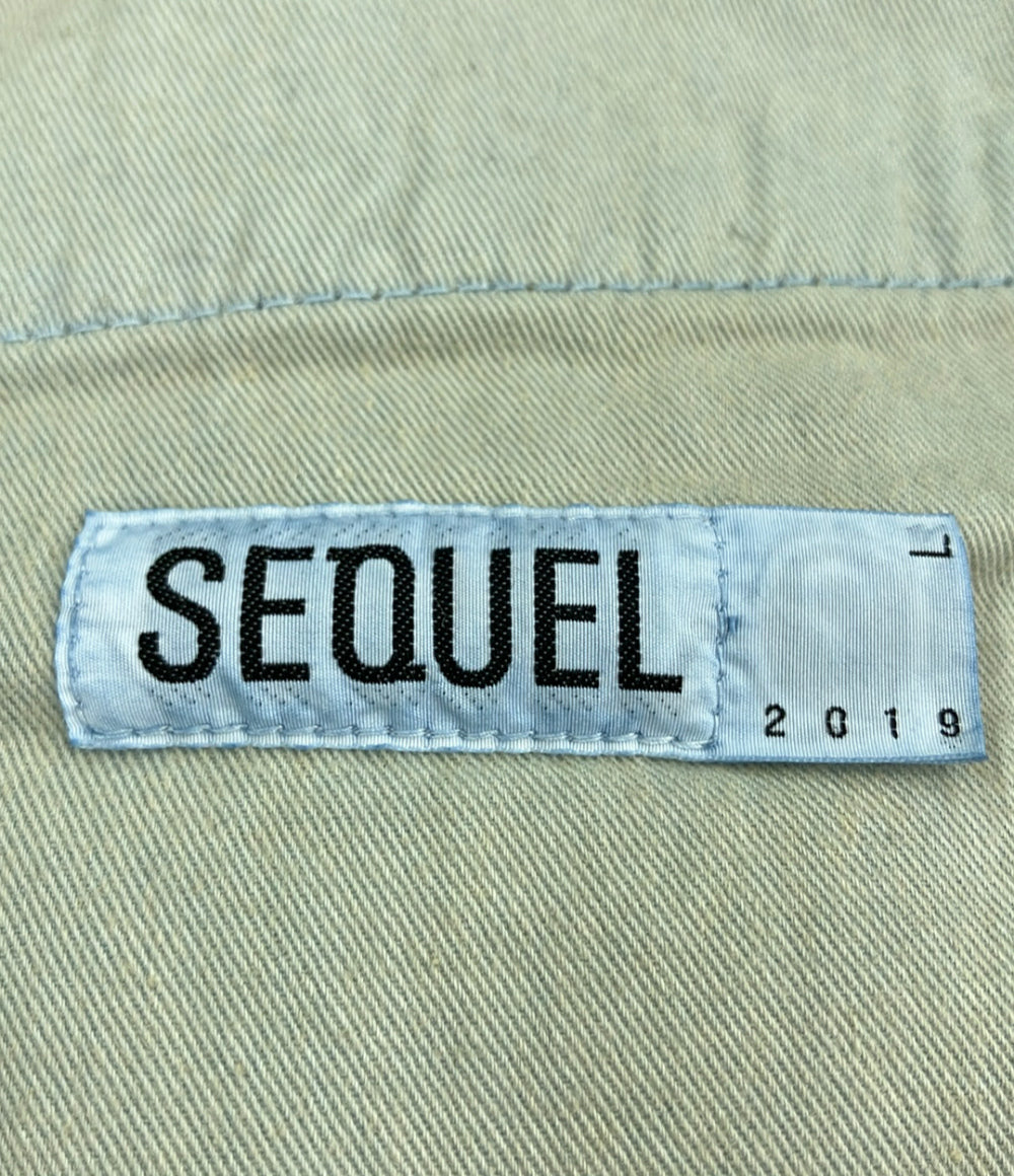 SEQUEL FRAGMENT DESIGN ダメージデニムパンツ メンズ SIZE L シークエル フラグメントデザイン