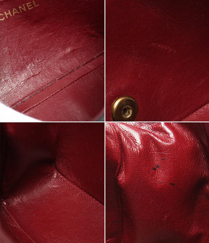 シャネル チェーンショルダーバッグ マトラッセ ゴールド金具 ラムスキン シングル 斜め掛け ダイアナ25 レディース CHANEL