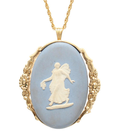 ウエッジウッド ネックレス ブローチ ジャスパー レディース WEDGWOOD