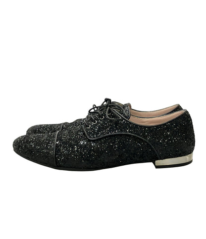 Miu Miu グリッター レースアップシューズ レディース SIZE 37 (23.5cm) ミュウ ミュウ