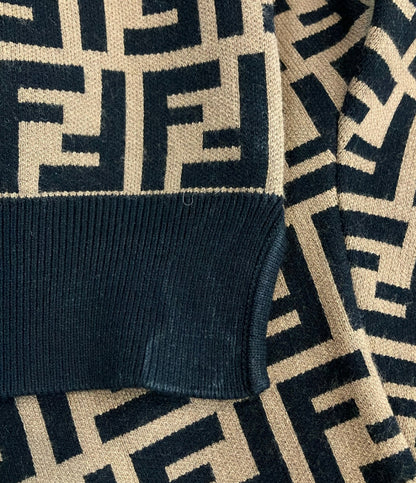 FENDI FFモチーフ 半袖 ニット FZY02-A5QG レディース SIZE 46 (L) フェンディ